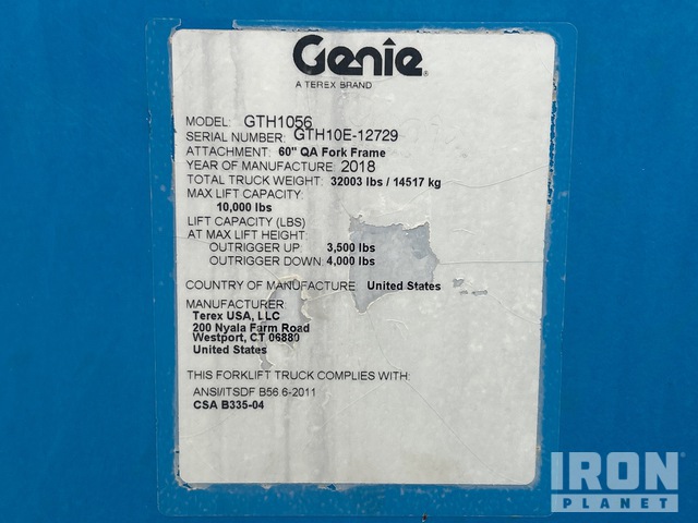 MANIPULADOR 2018 GENIE