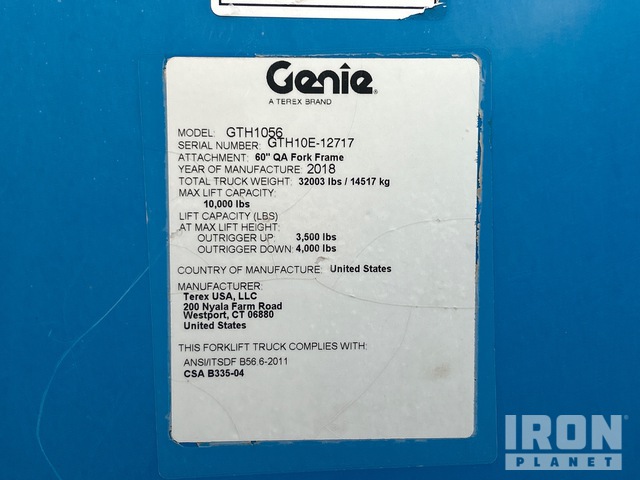 MANIPULADOR 2018 GENIE