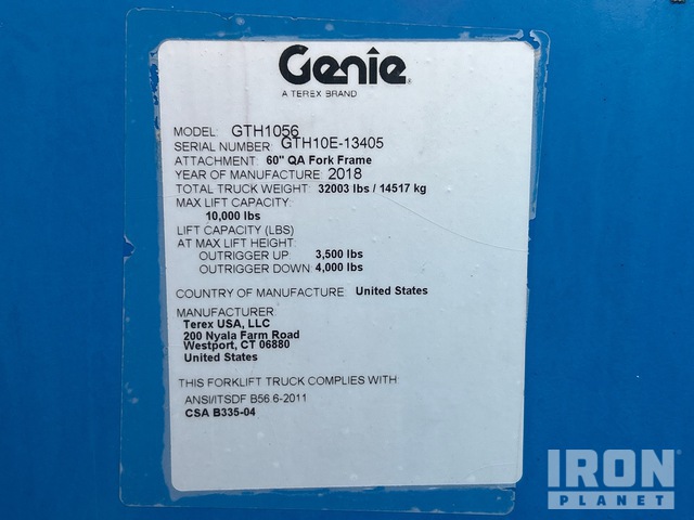 MANIPULADOR 2019 GENIE