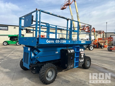 2016 GENIE GS-3384 Dual Fuel 4x4 Scissor Lift