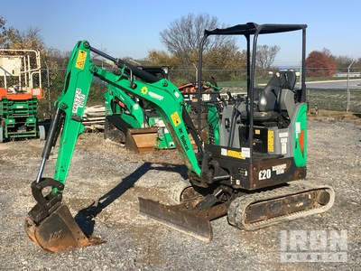 2017 Bobcat E20 Mini Excavator