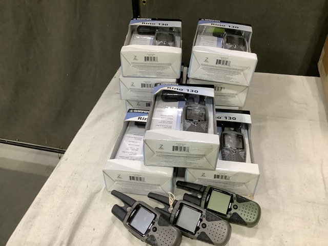 (12) Garmin Rino 130 Radios