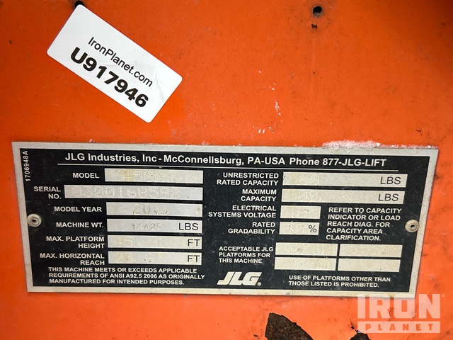 ELEVADOR ARTICULADO JLG E450AJ