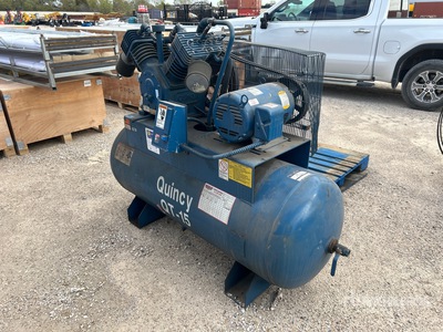 Quincy QT15 Skid-Mounted Electric 120 gal Compresseur à air