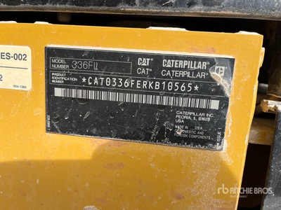 2017 Cat 336F L Excavadora de Cadenas