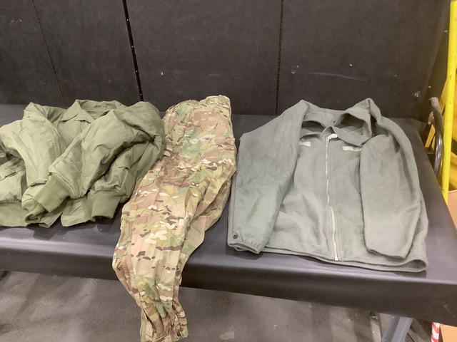 (26) Cold Weather Jackets, (1) Pair of Cold Weather Trousers & Assorted Items