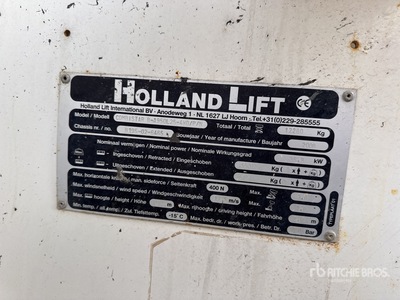 2008 Holland Lift Combistart B-195DL25 4x4 Diesel Nacelle Ciseau Piattaforma aerea verticale