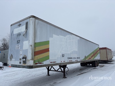 1997 Manac 53 ft x 102 in T/A Van Trailer