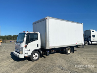 2014 Isuzu NPR 4x2 Van Truck