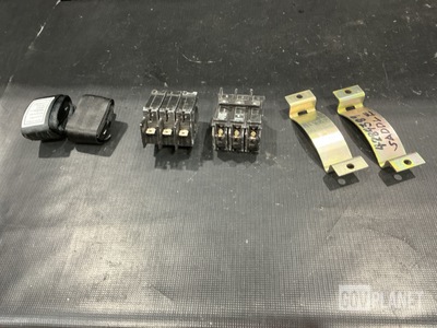 (2) Restraint Lap Belts, (2) Circuit Breakers & Assorted Items