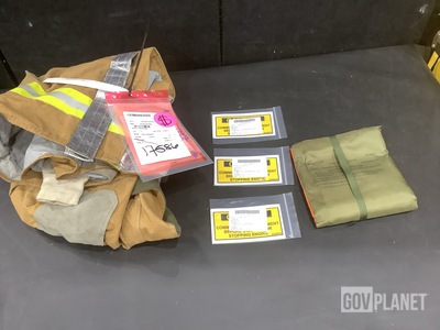 (50) Decals, (2) Firemen's Coats, (12) Panel Markers & Assorted Items