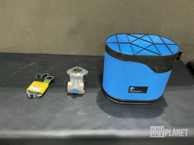 (4) Filters, (4) Belts, (1) Pump Assembly & Assorted Items