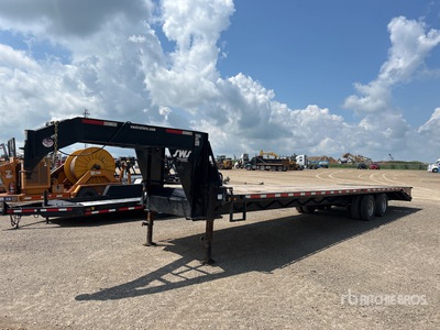 2023 ABU 45 ft T/A Gooseneck Equipment Trailer