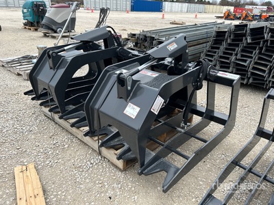 72 in Grapple Bucket Skid Steer Grapple - Fits Stout Buckets