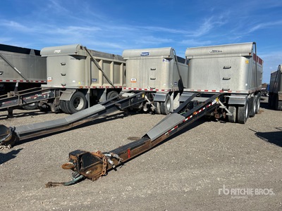 2014 Stargate 17 ft 2 in Tri/A Pup Aluminum SDA Pup Dump Trailer