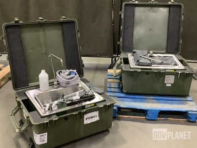 (2) Aseptico ADU-42CF Portable Scrub Sinks