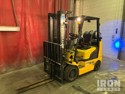 2016 Hyundai 25LC-7A 4740 lb Cushion Tire Forklift
