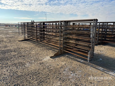 Quantity of (10) 24 ft Livestock Panel (Unused)