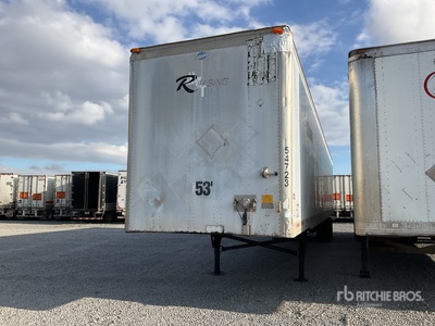 2001 Utility 53 Ft 53 ft x 102 in T/A Caja Seca / Van Trailer