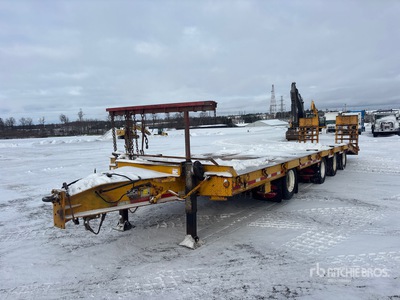 2014 Milano 36 ft Quad/A Equipment Trailer