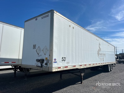 2013 Utility 53 ft x 102 in T/A Van Trailer