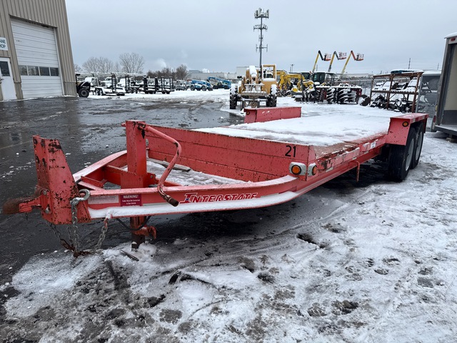 2019 Interstate 14TST 20 ft T/A Tilt Deck Trailer