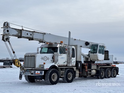 Manitex 45 ton Straight Boom on 2012 Western Star 4900SA 10x6 Sleeper Boom Truck