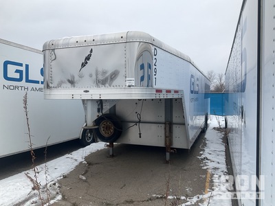 2016 Featherlite 4941-0028-std T/A 1 Car Enclosed 32ft gooseneck, 28ft lower portion Remorque pour transport d'automobiles