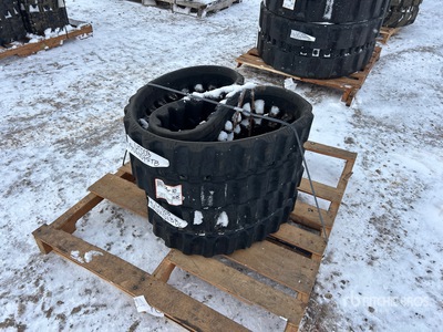 Quantity of (2) 250X72X39 Crawler Trencher Rubber Tracks