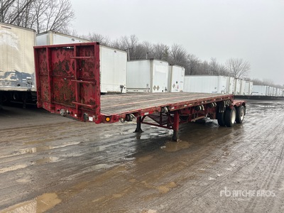 2005 Deloupe JB32 32 ft T/A Single Drop Step Deck Trailer