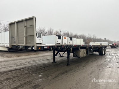 2009 Manac 48 ft T/A Flatbed Trailer