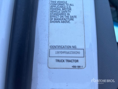 2019 Kenworth T680 6x4 T/A Sleeper Truck Tractor