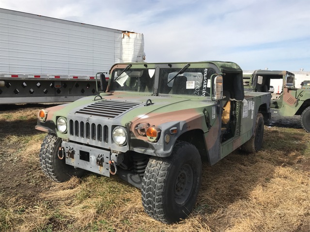 2002 AM General M1097A2 HMMWV 2 Door Soft Top w/Truck Body