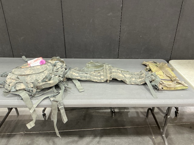 (22) Assault Packs, (64) Fighting Load Carriers & Assorted Items