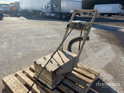 2015 Edco CD-5 Concrete Scabbler Air 5 Head Push