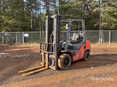 2012 Toyota 8FGU30 6000 lb Pneumatic Tire Forklift