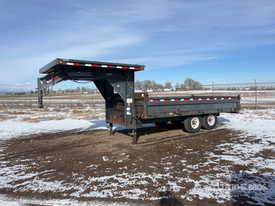 2013 Load Trail 16 ft T/A Gooseneck Remolque Bañera Ligero