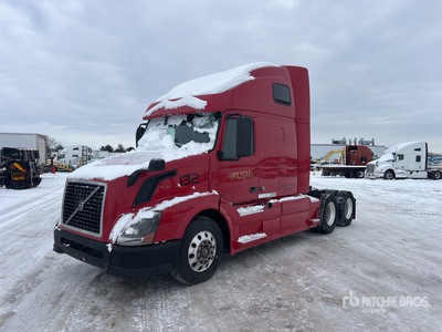 2012 Volvo VNL670 6x4 T/A Sleeper Truck Tractor
