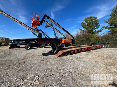 2024 Pitts LB55-22DC 55 ton Tri/A Removable Gooseneck Lowboy Trailer