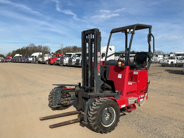 2018 Moffett M8 55.4 5500 lb 3x3 Truck Mounted Forklift