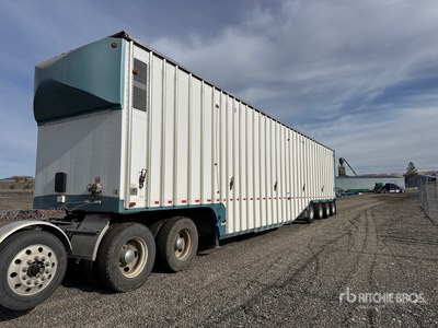 2012 Western 53 ft Quad/A Belly Open-Top مقطورة نقل بعجلات