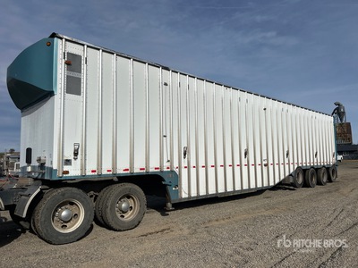 2012 Western 53 ft Quad/A Belly Open-Top Chip Trailer
