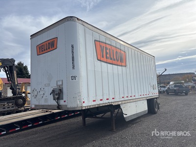 2009 Wabash 28 ft S/A Van Trailer