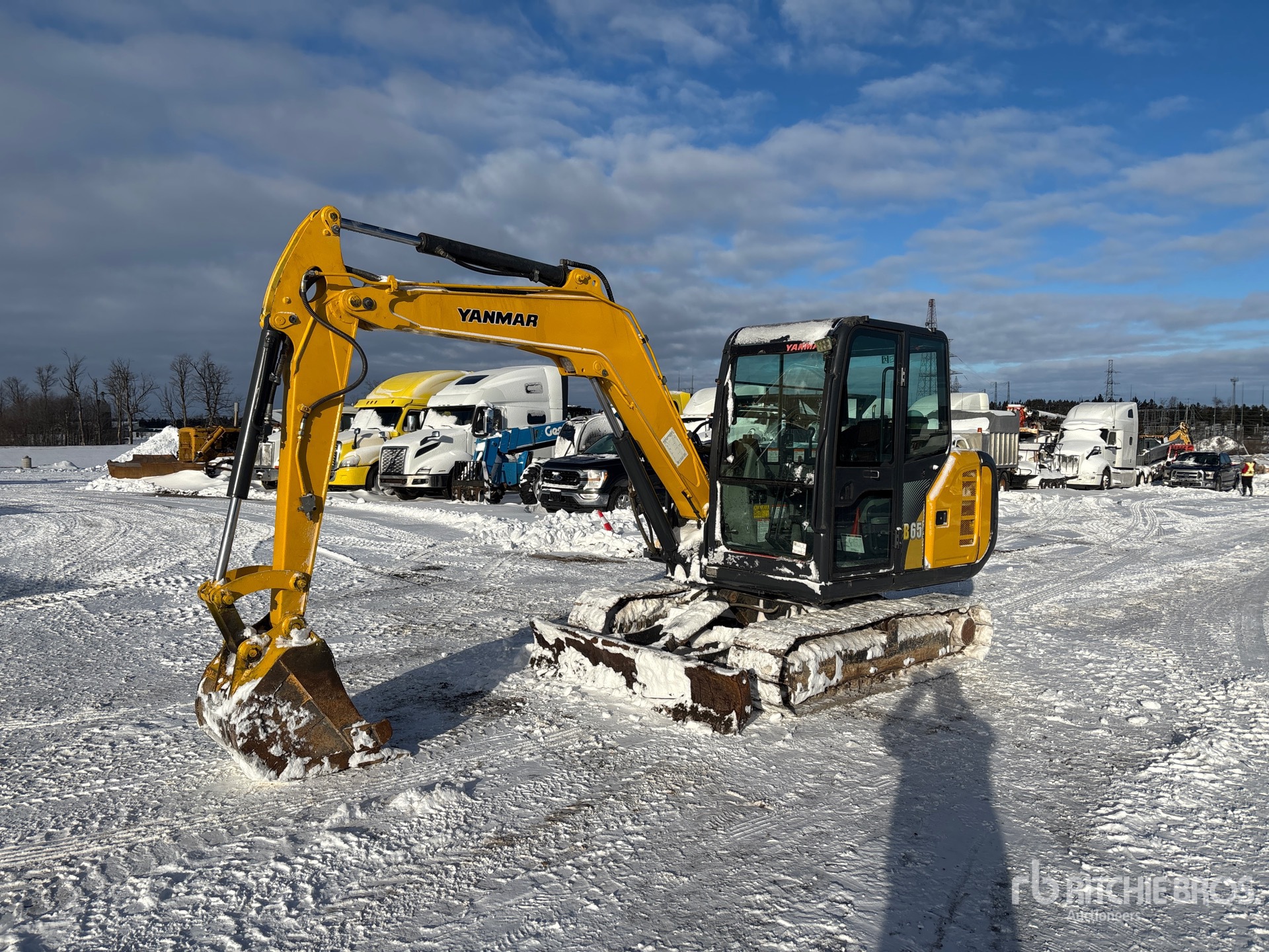 2014 Yanmar B65 を見 Mini Excavator