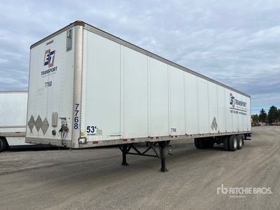 2015 Manac 92253A811 53 ft x 102 in T/A Van Trailer