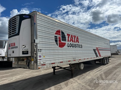 2016 Utility 3000R 53 ft x 102 in T/A Refrigerated Trailer