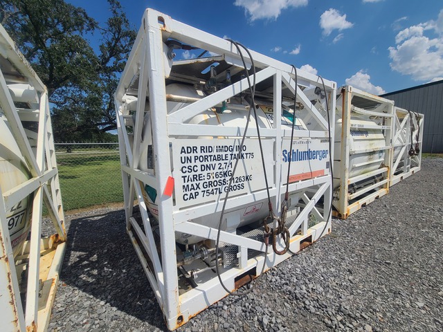 Quantity of (3) Skidded N2 Tanks
