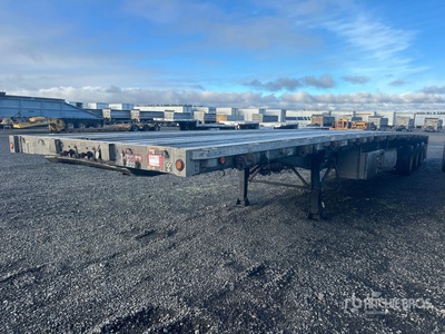 2008 Wilson ACF-300SS 52 ft Quad/A Flatbed Trailer