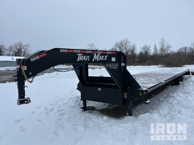 2025 Trail Maxx 14000 lb 40 ft T/A Gooseneck Remolque Portamaquinaria