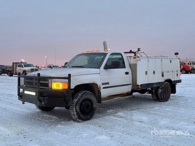 2001 Dodge Ram 3500 4x4 Utiliteits vrachtwagen